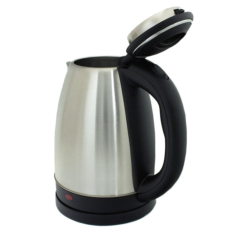 Electric Kettle Cordless Stainless Steel Jug 1500W 1.8L 360° Boil Dry Protection - tooltime.co.uk