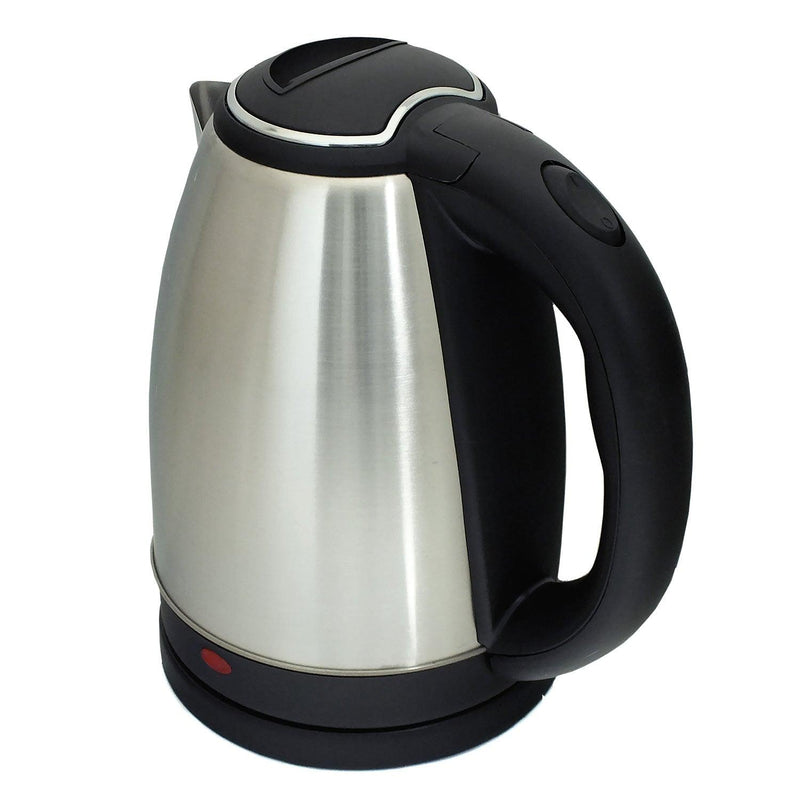 Electric Kettle Cordless Stainless Steel Jug 1500W 1.8L 360° Boil Dry Protection - tooltime.co.uk