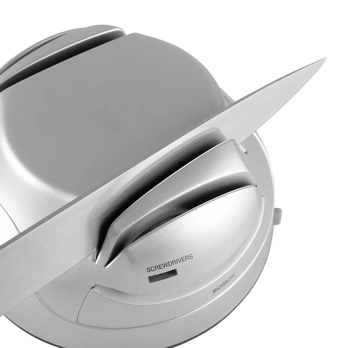 Electric Knife Sharpener Honer Knives Scissors Screwdrivers 2 Stage Sharpening - tooltime.co.uk