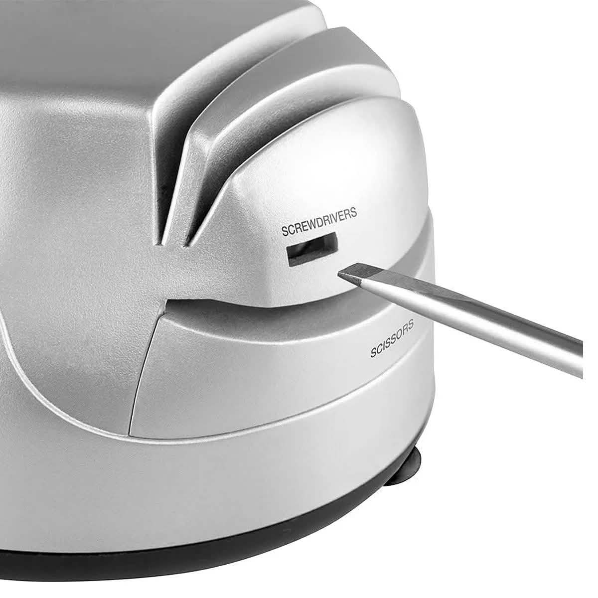 Electric Knife Sharpener Honer Knives Scissors Screwdrivers 2 Stage Sharpening - tooltime.co.uk