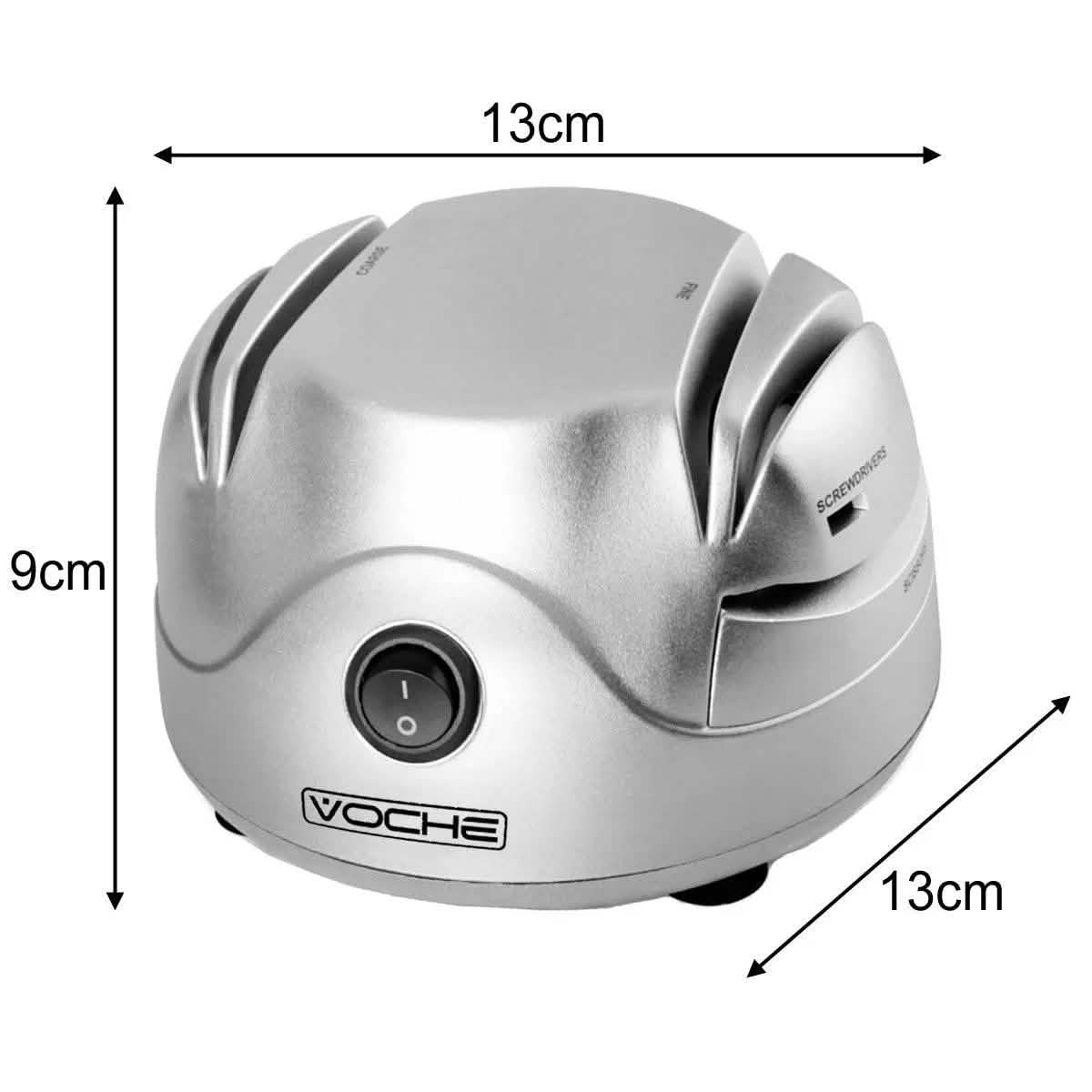 Electric Knife Sharpener Honer Knives Scissors Screwdrivers 2 Stage Sharpening - tooltime.co.uk