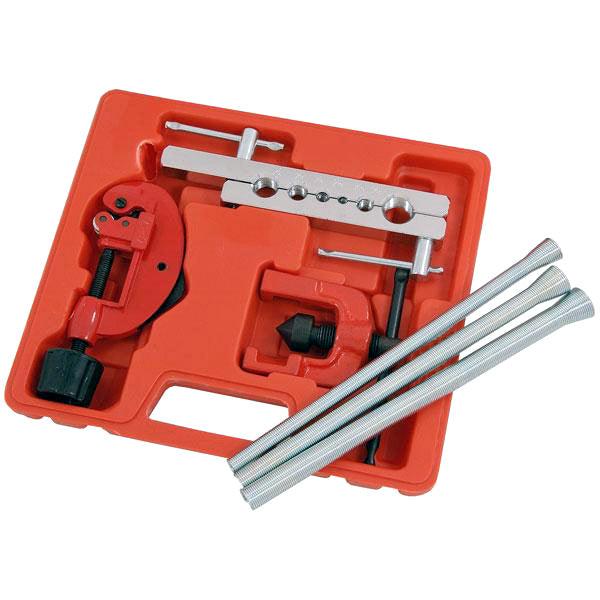 Flare Nut Wrench 6pce Imperial Copper Brake Pipe Tube Flaring Bending Tool Kit - tooltime.co.uk