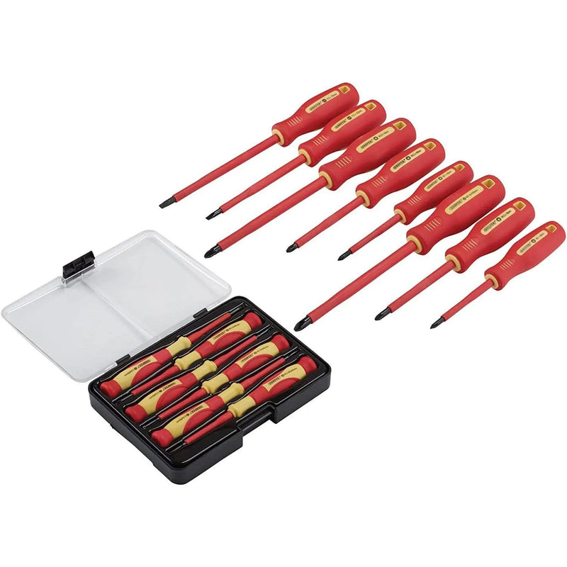 Fully Insulated and Precision Screwdrivers 14pc Set VDE Approved Draper 28028 - tooltime.co.uk