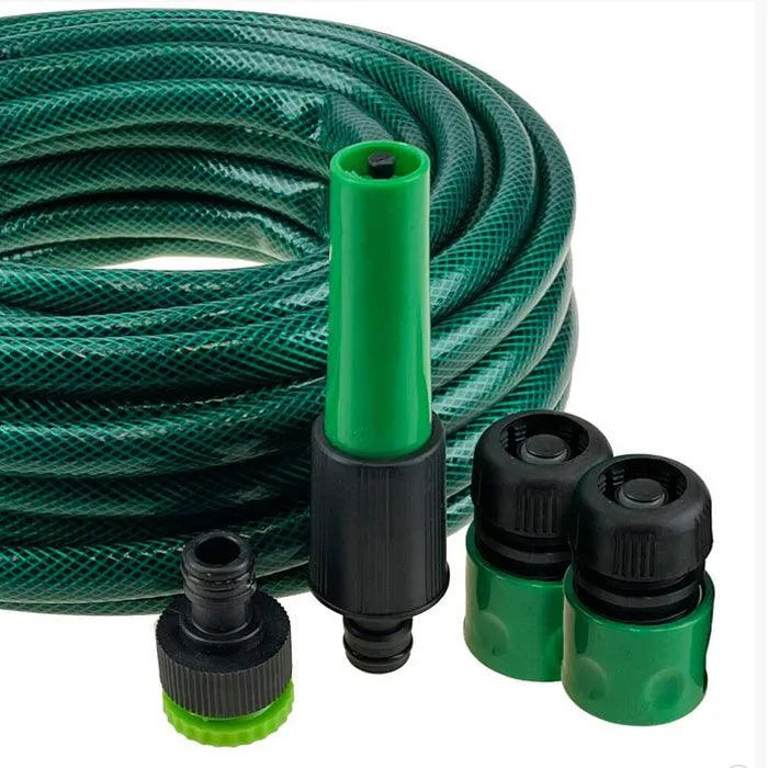 Garden Hose Pipe Multi Purpose Outdoor Hosepipe - Heavy Duty Reinforced 15M 30M - tooltime.co.uk