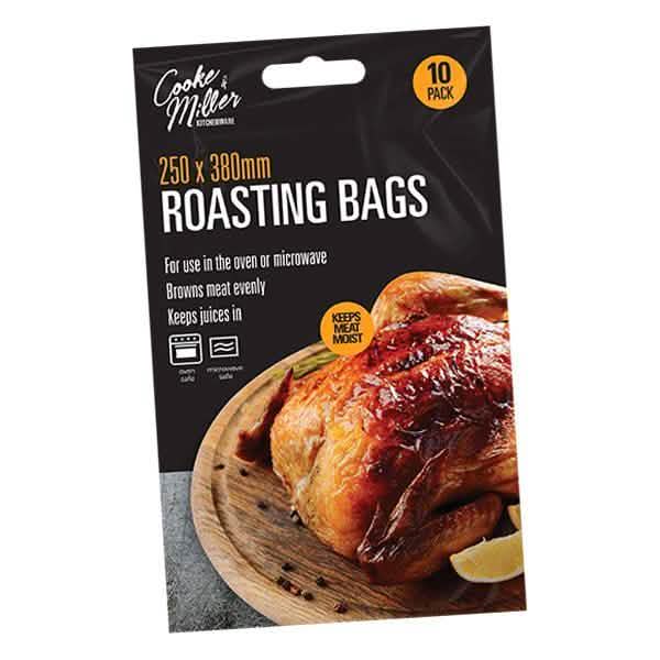 10PK OF LARGE CHICKEN ROASTING BAGS MEAT JOINT POULTRY MICROWAVE OR OVEN COOKING-tooltime.co.uk