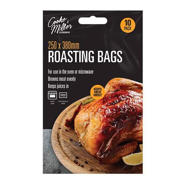10PK OF LARGE CHICKEN ROASTING BAGS MEAT JOINT POULTRY MICROWAVE OR OVEN COOKING-tooltime.co.uk