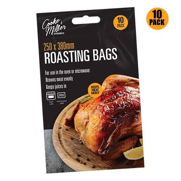 10Pk Of Large Chicken Roasting Bags Meat Joint Poultry Microwave Or Oven Cooking