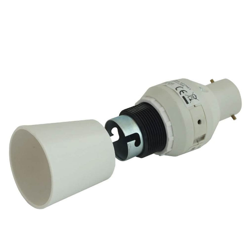 4 PACK AUTOMATIC DUSK / DAWN LAMP HOLDER SECURITY LIGHT BAYONET B22 BULB ADAPTOR - tooltime.co.uk