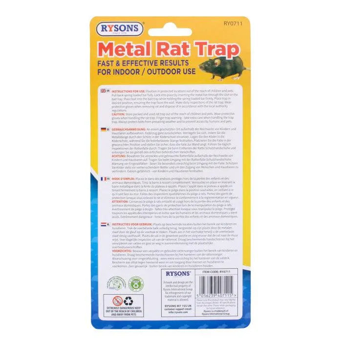 Mouse & Rat Traps Traditional Style Poison Free Pest Control Mousetrap - tooltime.co.uk