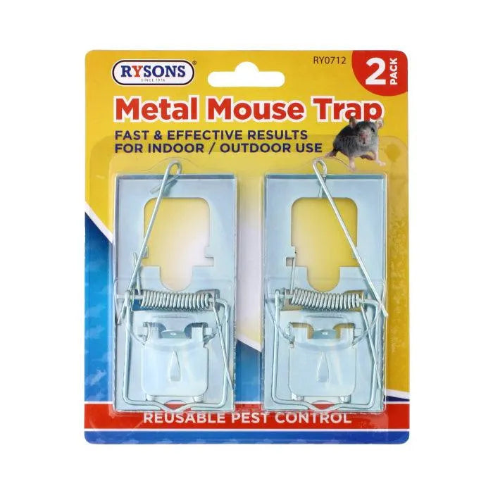 Mouse & Rat Traps Traditional Style Poison Free Pest Control Mousetrap - tooltime.co.uk