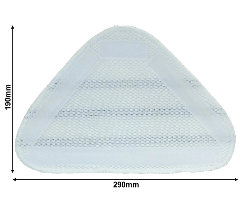 Pack of 4 Replacement Microfibre Steam Mop Pads for Bush SMB1501 SMB1501UK Floor Cleaners - tooltime.co.uk