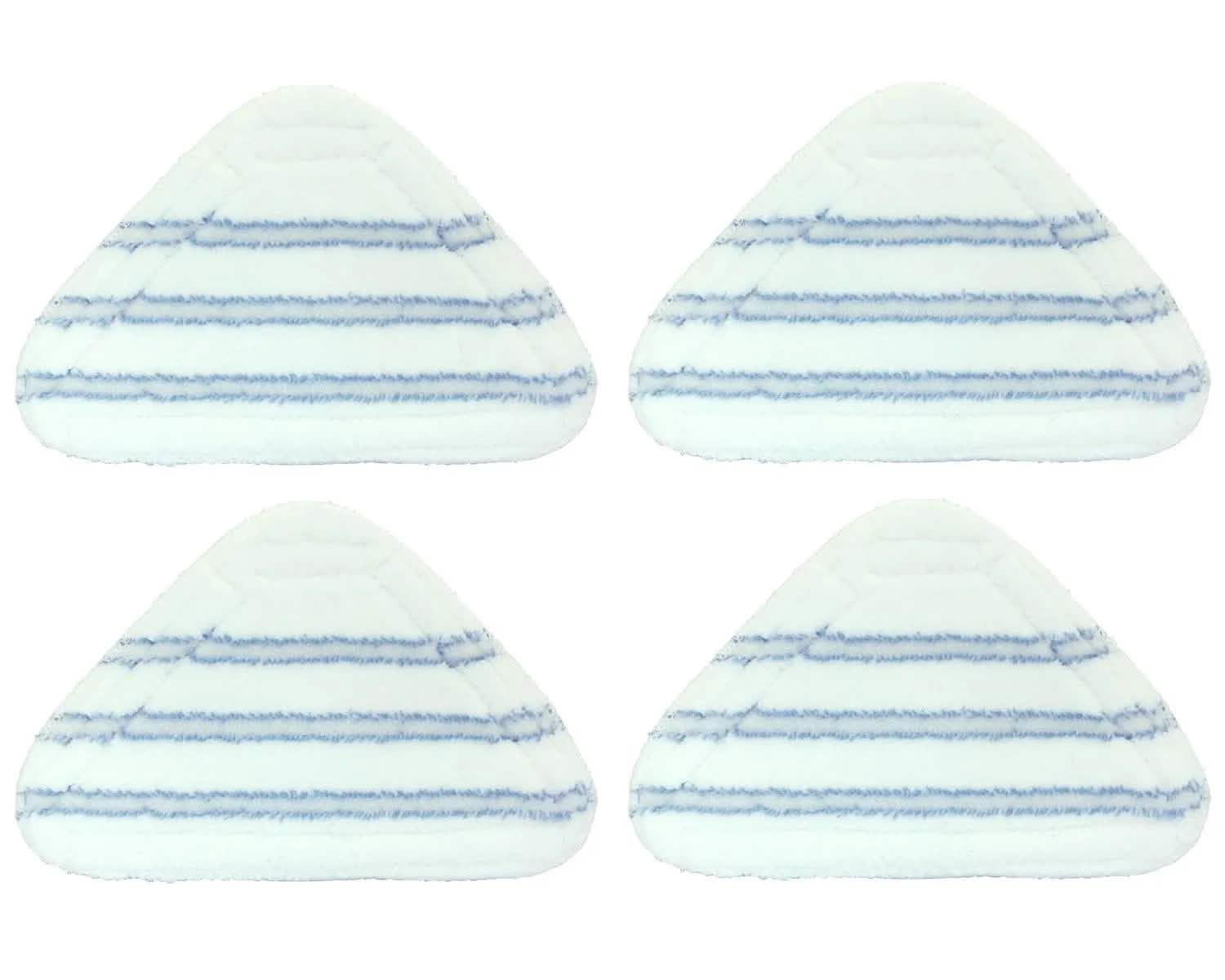 Pack of 4 Replacement Microfibre Steam Mop Pads for Bush SMB1501 SMB1501UK Floor Cleaners - tooltime.co.uk