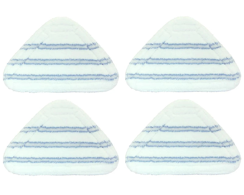 Pack of 4 Replacement Microfibre Steam Mop Pads for Bush SMB1501 SMB1501UK Floor Cleaners - tooltime.co.uk