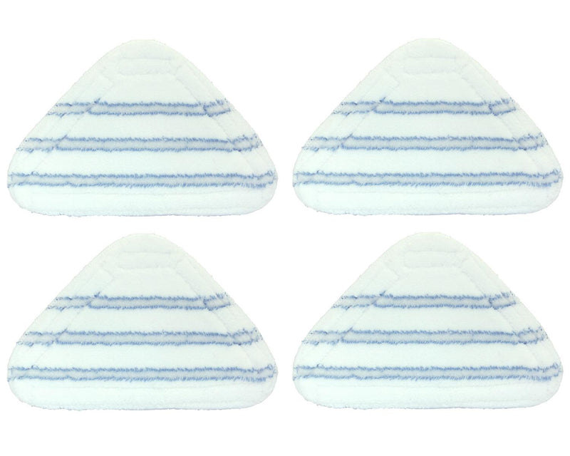 Pack of 4 Replacement Microfibre Steam Mop Pads for Bush SMB1501 SMB1501UK Floor Cleaners - tooltime.co.uk