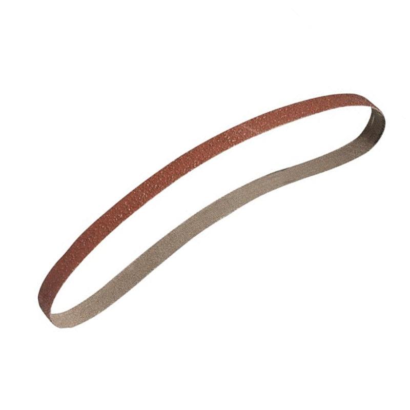 Pack of 40 Assorted Grit Aluminium Oxide Power File Sanding Belts 457mm x 13mm - tooltime.co.uk