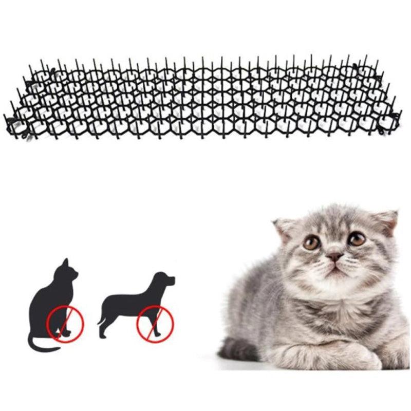 Pack of 6 Pest Repellent Mats | Plastic Cat, Dog and Bird Deterrent Spikes - tooltime.co.uk