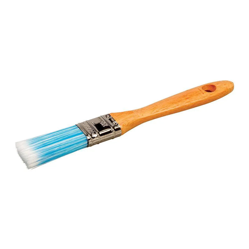 Paint Brush - Synthetic Bristles - Wood Handle - tooltime.co.uk