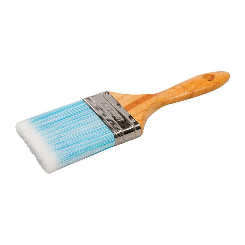 Paint Brush - Synthetic Bristles - Wood Handle - tooltime.co.uk