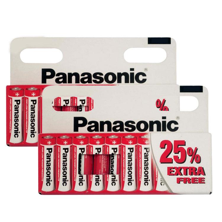 Panasonic AAA AA Batteries Zinc Carbon 1.5v Expiry Date 2025 - tooltime.co.uk