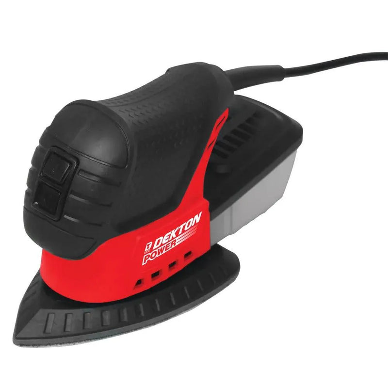 Pro Mini Detail Sander Power 240v 75w + Dust Box + Sanding Sheets - tooltime.co.uk