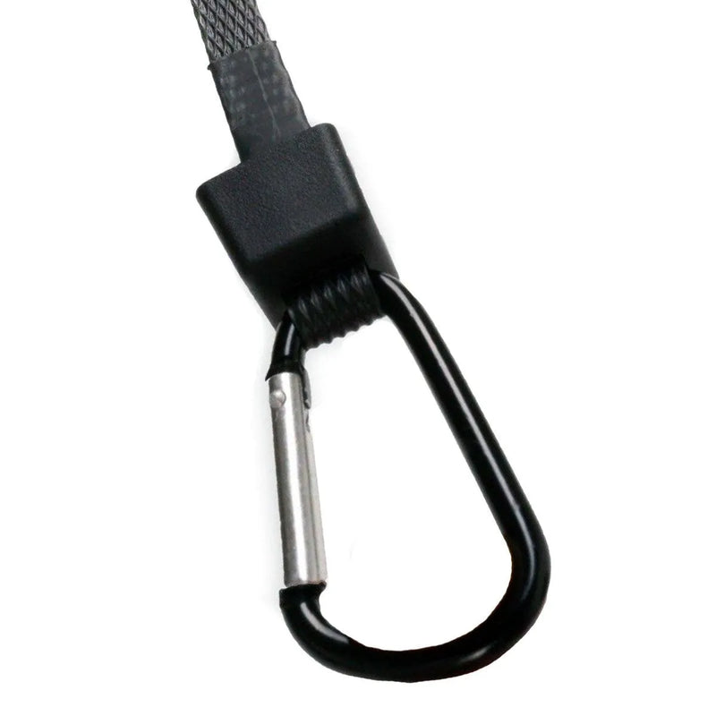 Retractable Hanging Basket Pulley with Carabiner Hooks - tooltime.co.uk