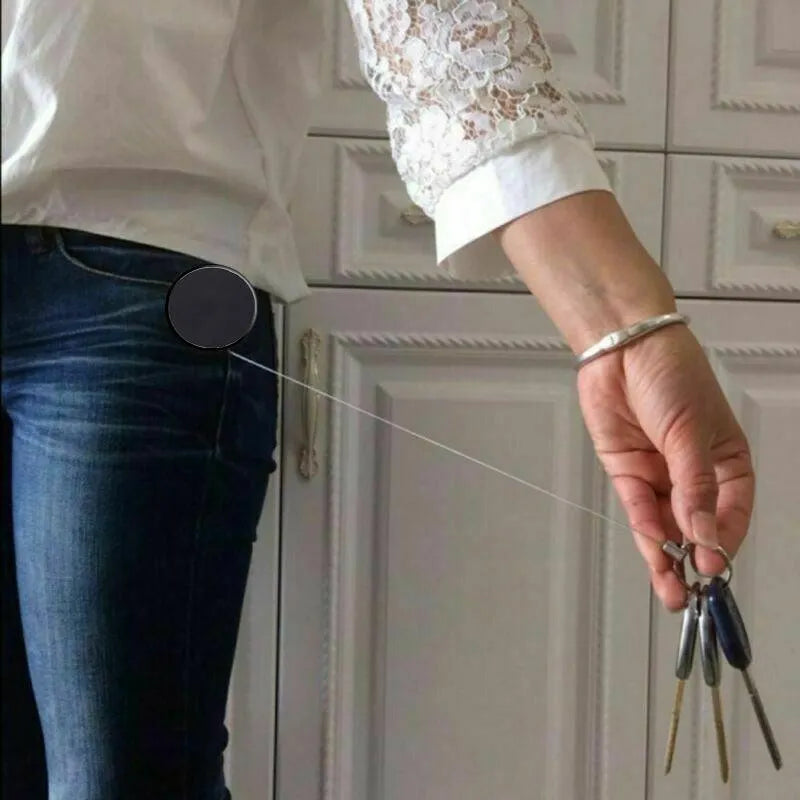 Retractable Key Chain ID Card Badge Holder - tooltime.co.uk