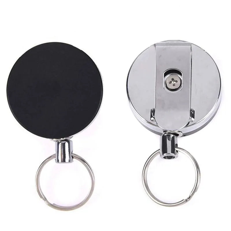 Retractable Key Chain ID Card Badge Holder - tooltime.co.uk