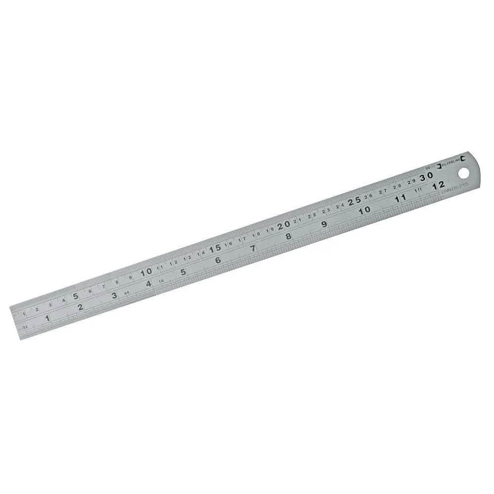 Silverline 300Mm Steel Rule Mt66
