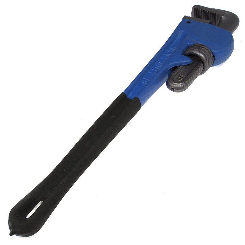 18" HEAVY DUTY ADJUSTABLE STILSONS PLUMBERS MONKEY WRENCH SHIFTING PIPE SPANNER-tooltime.co.uk