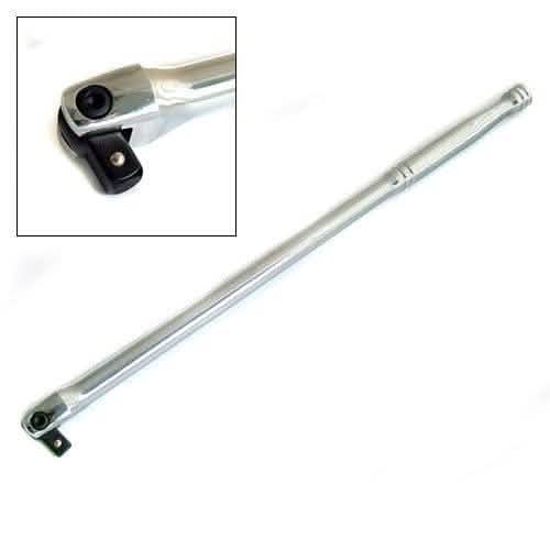 tooltime 15" 380MM LONG 3/8" DRIVE DR FLEXI KNUCKLE BREAKER BAR CHROME VANADIUM STEEL
