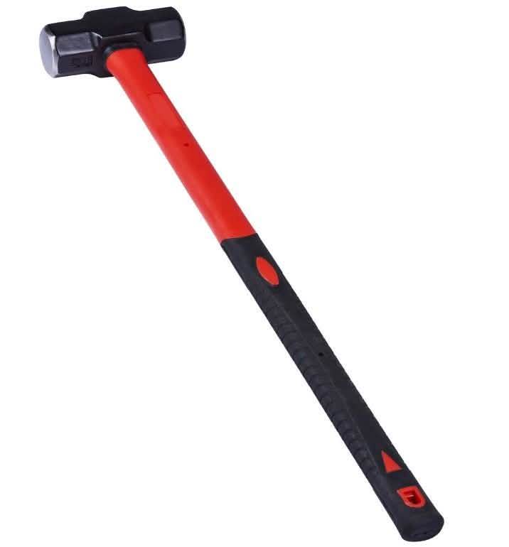 6Lb Sledge Lump Hammer Fibreglass Handle Sledgehammer - Professional